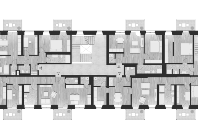 Amthof Grundriss Obergeschoss